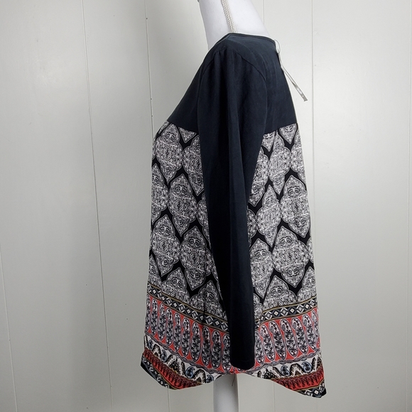 NWT Timing aztec boho design shirt size large - Picture 10 of 12